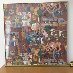 ❤️SALE❤️Framed Egyptian Theme Print